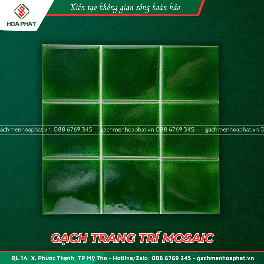 Gạch trang trí Mosaic HP495 gachmosaic 20